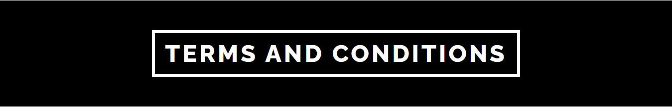 Terms and conditions Terms and conditions